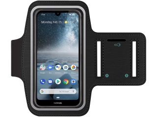 Nokia 4.2 Fitness Jogging Sport Armband mit Schlüsselfach