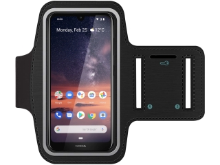 Nokia 3.2 Fitness Jogging Sport Armband mit Schlüsselfach