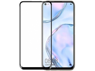 Huawei P40 Lite 100% Vollbild Panzerglas Schutzfolie 2.5D 9H