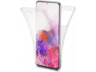 360 Grad Samsung S20 Touch Case Transparent Silikon TPU Rundumschutz