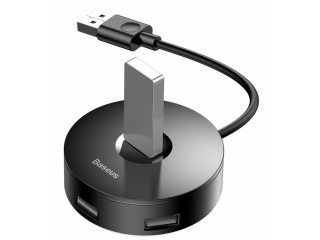 Baseus 4-Port USB 3.0 / 2.0 Hub mit integriertem kurzen USB 3.0 Kabel
