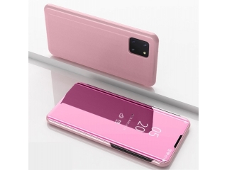 Samsung Galaxy Note10 Lite Flip Cover Clear View Case transp. rosa