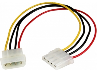 4-Pin Molex auf Molex Verlängerungskabel 20 cm