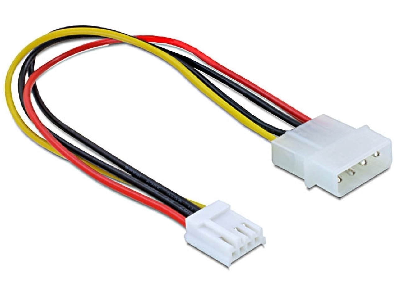 Molex 4-Pin auf Floppy 4-Pin Stromkabel 20 cm Adapter für PC Netzteil ...