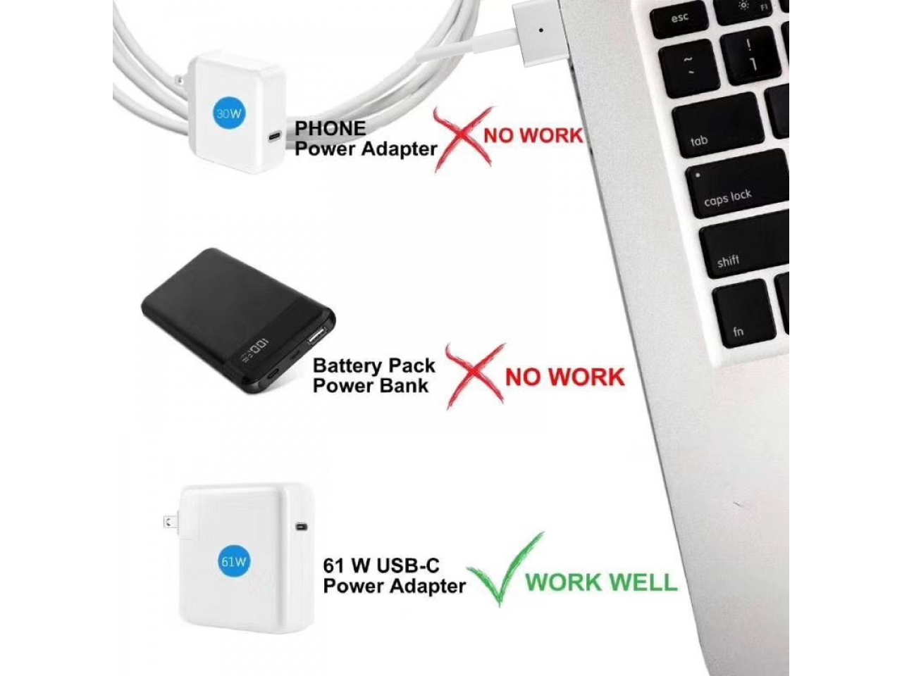 Macbook Ladekabel Leuchtet Grün Lädt Aber Nicht USB-C auf MagSafe 2 Ladekabel für Apple MacBook Air und MacBook Pro