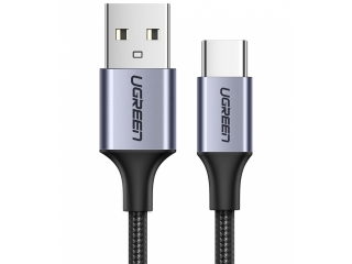 UGREEN USB-C Kurzes Ladekabel QC3.0 Fast Charge 0.5m Nylon schwarz