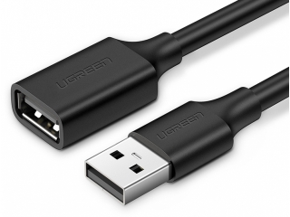 UGREEN USB 2.0 Stabiles Verlängerungskabel 2 Meter schwarz