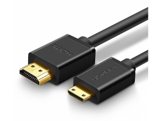 UGREEN Mini HDMI auf HDMI Kabel 1.5 Meter 19pin 4K 60Hz 2.0V gold