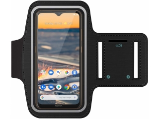 Nokia 5.3 Fitness Jogging Sport Armband mit Schlüsselfach