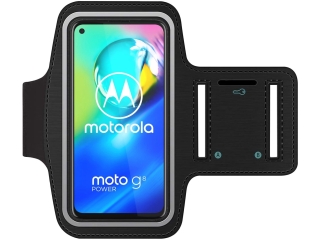 Moto G8 Power Fitness Jogging Sport Armband mit Schlüsselfach