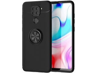 Xiaomi Redmi Note 9 RingCase Hülle schwarz