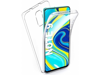 Xiaomi Redmi Note 9 Touch Case 360 Grad Rundumschutz transparent