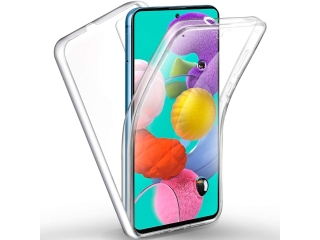 Samsung Galaxy A21s Touch Case 360 Grad Rundumschutz transparent