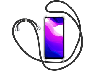 Xiaomi Mi 10 Lite Handykette Necklace Hülle Gummi transparent