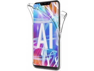 Huawei Mate 20 Lite Touch Case 360 Grad Rundumschutz transparent