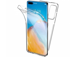 Huawei P40 Touch Case 360 Grad Rundumschutz transparent