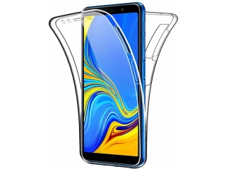 Samsung Galaxy A7 2018 Touch Case 360 Grad Rundumschutz transparent