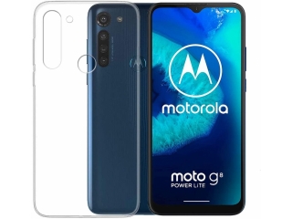 Motorola Moto G8 Power Lite Gummi Hülle TPU Clear Case