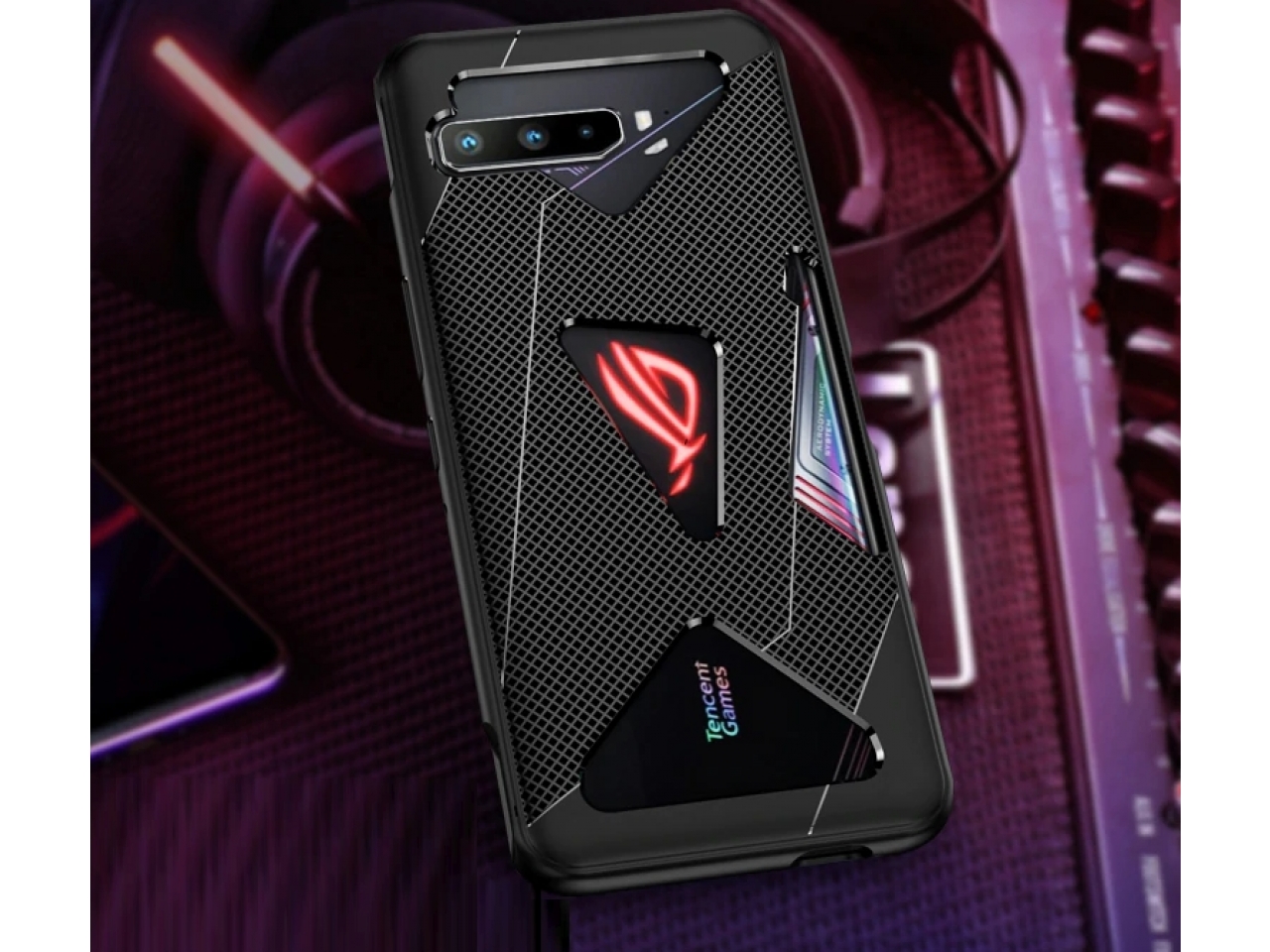 Asus ROG Phone 3 Stealth Gummi Hülle TPU Case Cover flexibel schwarz ...