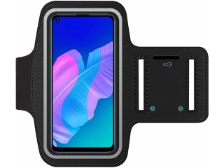 Huawei P40 Lite E Fitness Jogging Sport Armband mit Schlüsselfach