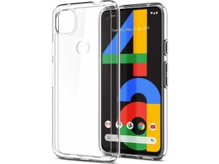 Google Pixel 4a Gummi Hülle flexibel dünn transparent thin clear case