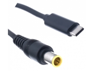 USB-C auf Lenovo IBM Thinkpad Kabel mit rundem Stecker 7.9 x 5.4 mm