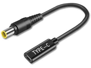 USB-C auf Lenovo IBM Thinkpad Adapter mit rundem Stecker 7.9 x 5.4mm