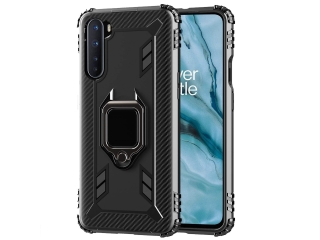 OnePlus Nord RingCase Anti-Shock Hülle schwarz