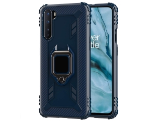 OnePlus Nord RingCase Anti-Shock Hülle blau