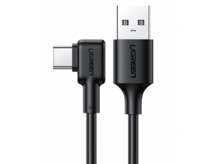 UGREEN USB-C Huawei SuperCharge Ladekabel 90 Grad L-Design 1.5 Meter