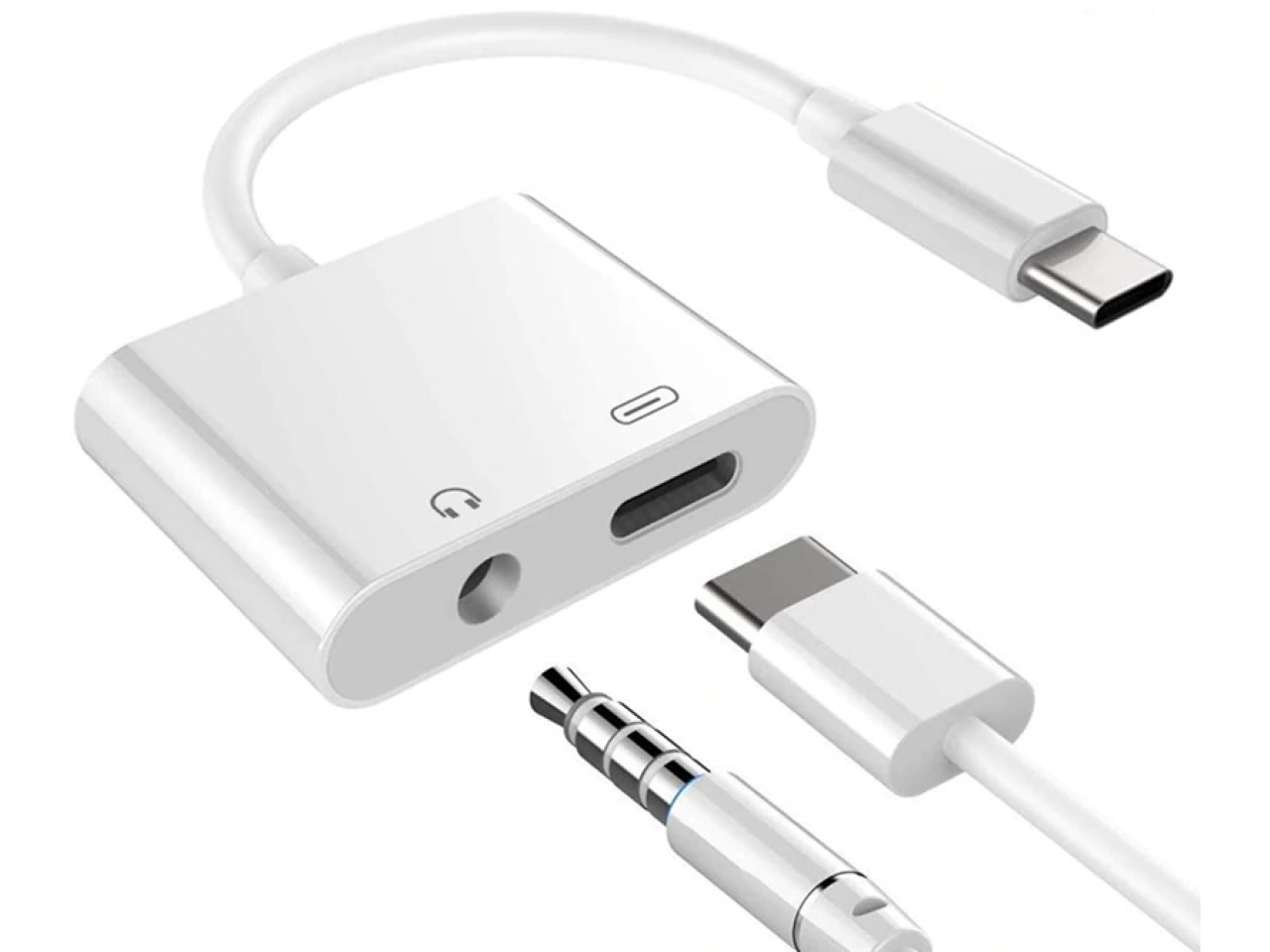 CKCN USB-C zu 3.5mm Klinke AUX Adapter (Apple, Samsung, Huawei, Xiaomi)