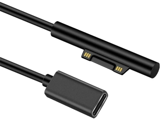 USB-C zu Microsoft Surface Adapter zum Laden mit USB-C PowerDelivery