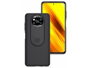 Nillkin CamShield Case Xiaomi Poco X3 Hülle mit Kamera Schutz schwarz