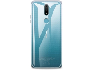 Nokia 2.4 Gummi Hülle flexibel dünn transparent thin clear case