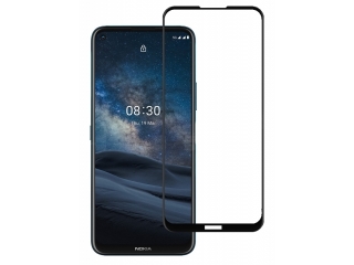 Nokia 8.3 100% Vollbild Panzerglas Schutzfolie 2.5D 9H