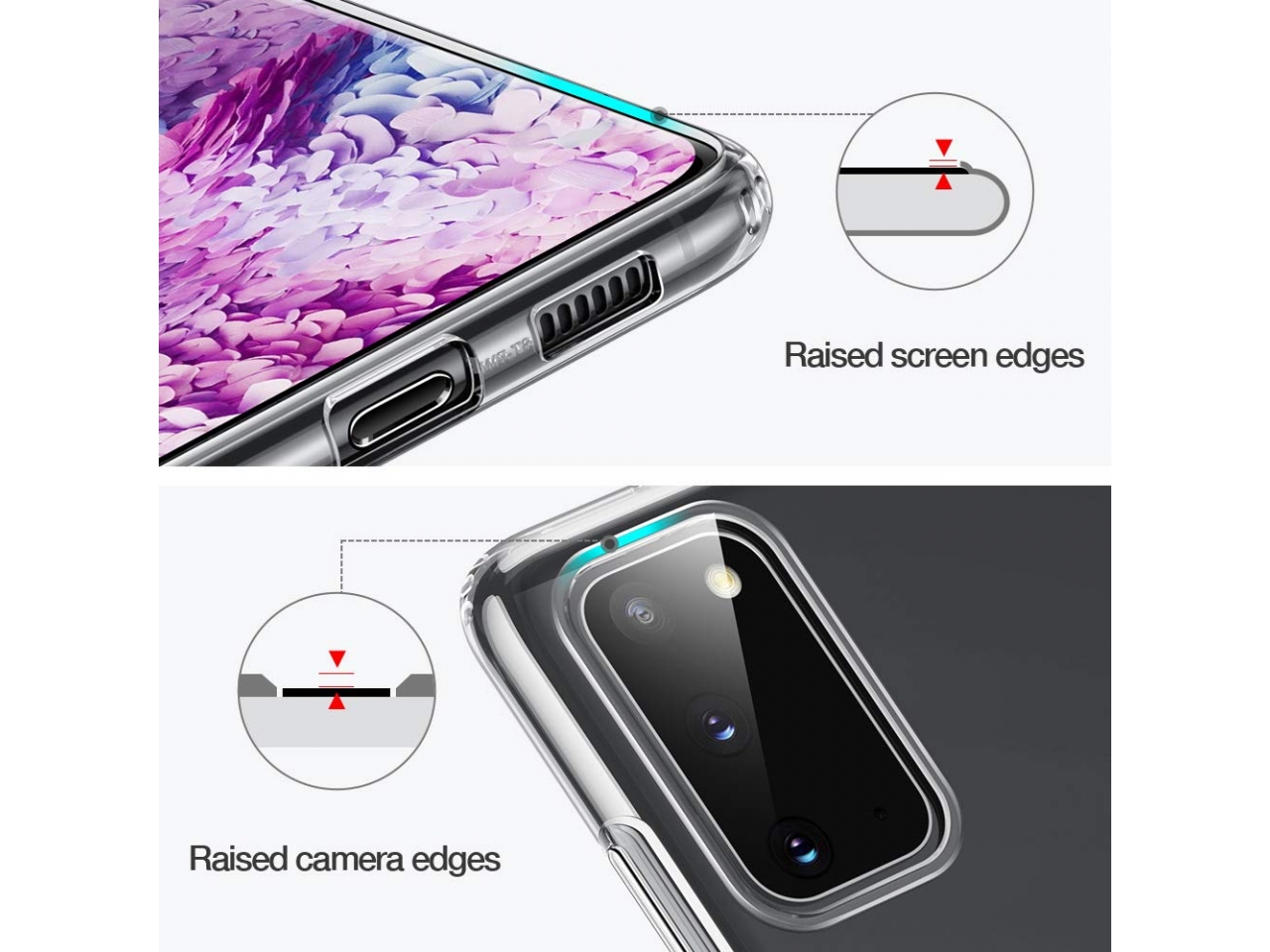 Samsung Galaxy S20 FE Clear Case Soft Gummi Hülle ...