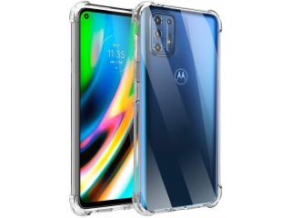 Motorola Moto G9 Plus Hülle Crystal Clear Case Bumper transparent