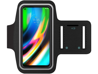 Moto G9 Plus Fitness Jogging Sport Armband mit Schlüsselfach