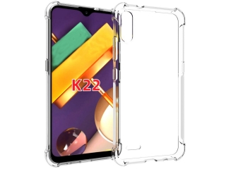 LG K22 Hülle Crystal Clear Case Bumper transparent