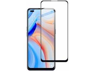 Oppo Reno4 5G 100% Vollbild Panzerglas Schutzfolie 2.5D 9H