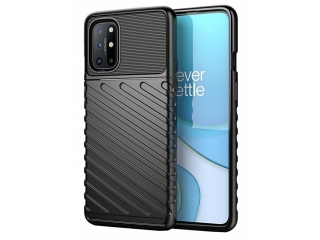 OnePlus 8T SpaceCase Stripes Impact-Resistant Hülle schwarz