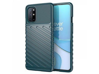 OnePlus 8T SpaceCase Stripes Impact-Resistant Hülle grün