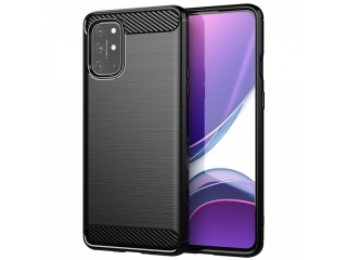 OnePlus 8T Carbon Gummi Hülle TPU Case schwarz