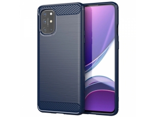 OnePlus 8T Carbon Gummi Hülle TPU Case blau