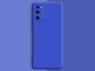 Samsung Galaxy S20 FE Liquid Silikon Case Hülle blau