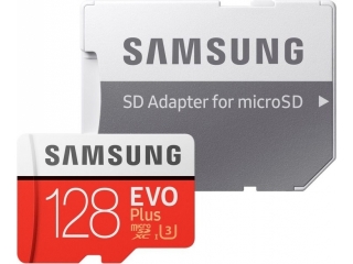Samsung Evo+ microSD 128GB Class 10 UHS-I für 4K Video am Smartphone