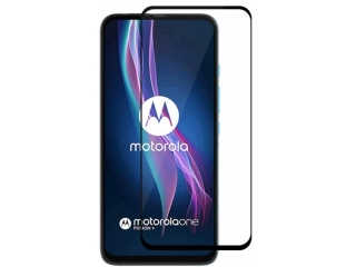 Motorola One Fusion+ 100% Vollbild Panzerglas Schutzfolie 2.5D 9H