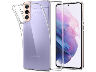 Samsung Galaxy S21+ Gummi Hülle flexibel dünn transparent clear case