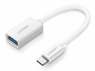UGREEN Kurzes USB-C auf USB 3.0 Adapter Kabel Konverter 15 cm weiss