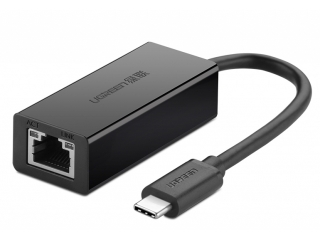 UGREEN USB-C auf Ethernet Adapter für Smartphones & Tablets - schwarz